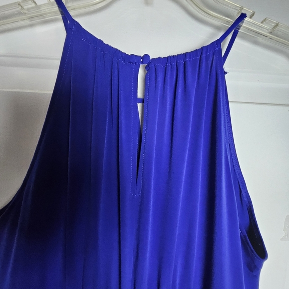 CATO Women Lovely Cobalt Blue and Black Sundress Size Large - Picture 4 of 13